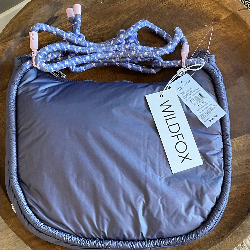 WILDFOX Purple Shoulder Strap Purse Bag‎ NWT